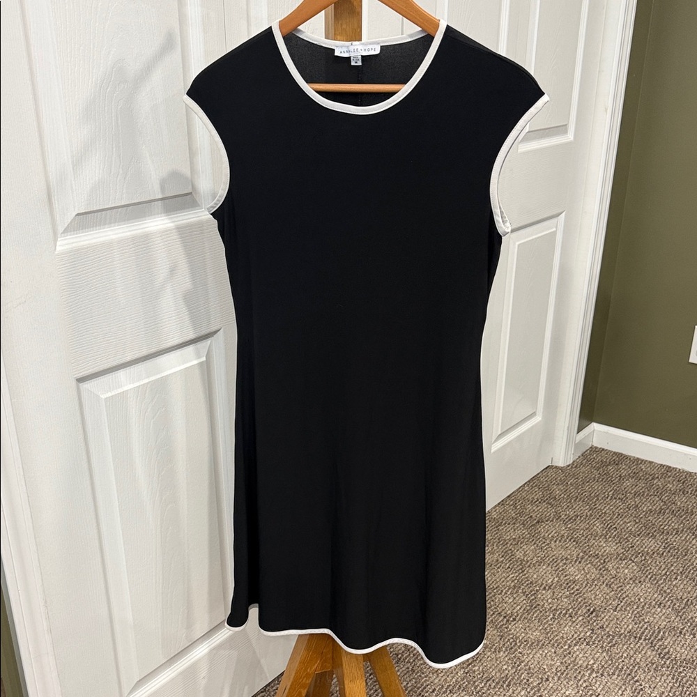 Annalee + Hope Elegant Black and White Dress
